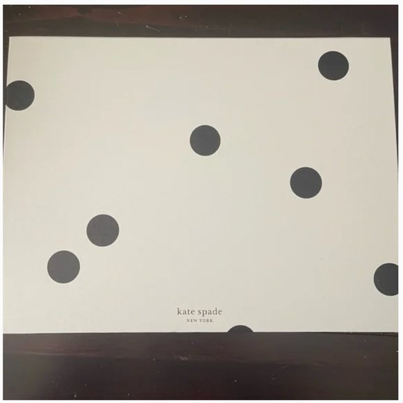 kate spade Meal Planner /Market List, Black Dot new no tags - Picture 8 of 9
